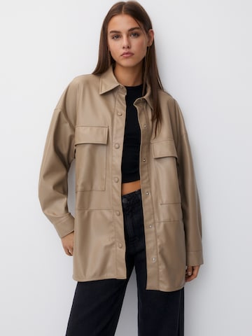 Pull&Bear Jacke in Braun: predná strana