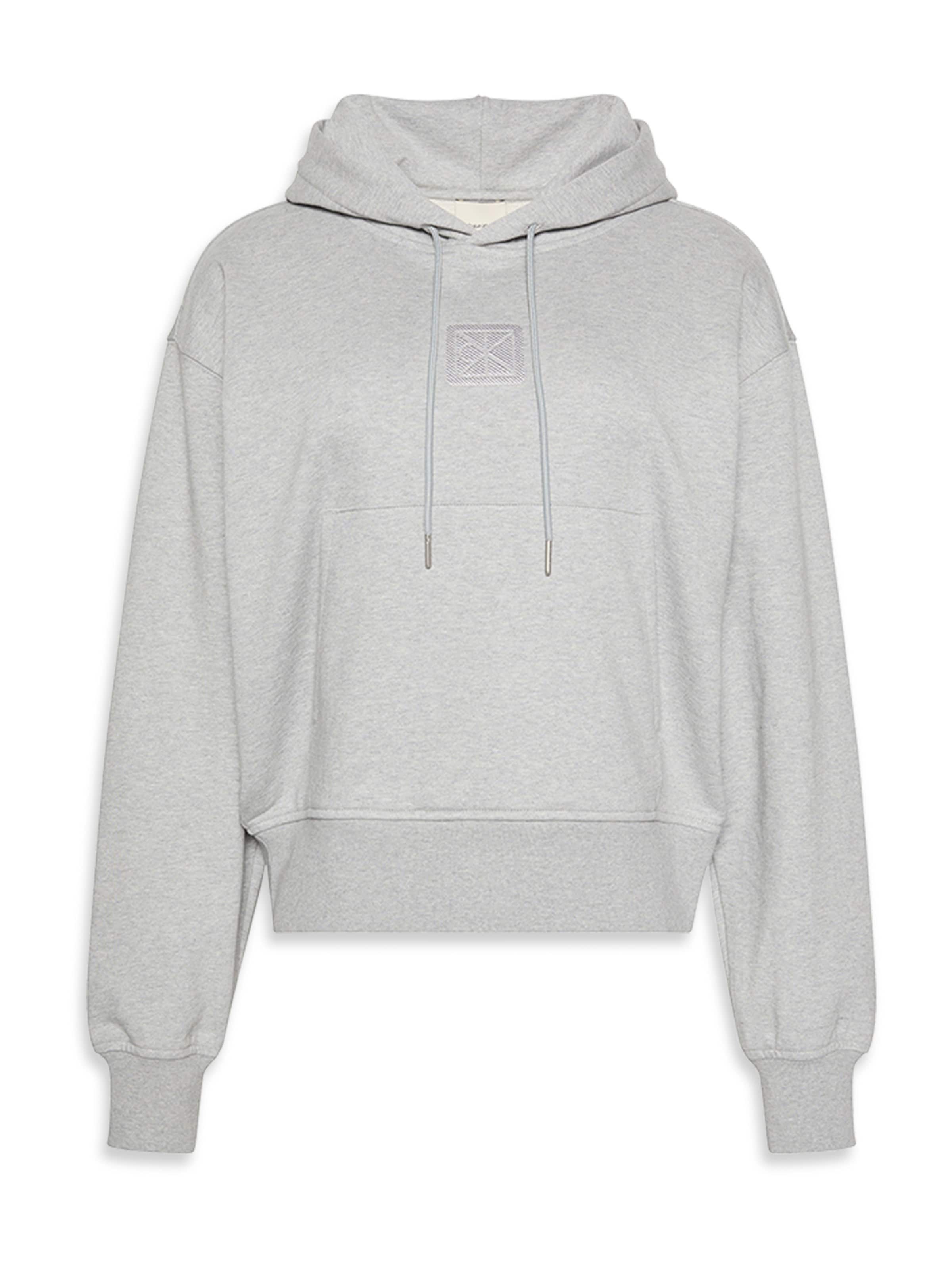 Sweat-shirt Calvin Klein en gris : devant