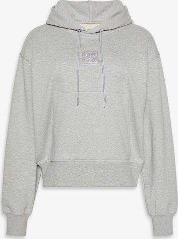 Sweat-shirt Calvin Klein en gris : devant