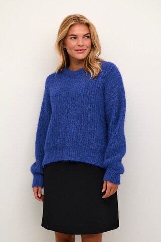 Pull-over 'Michelle' Kaffe en bleu : devant