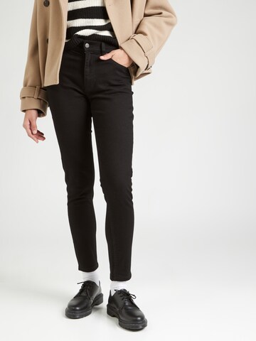 Sisley - Slimfit Vaquero en negro: frente