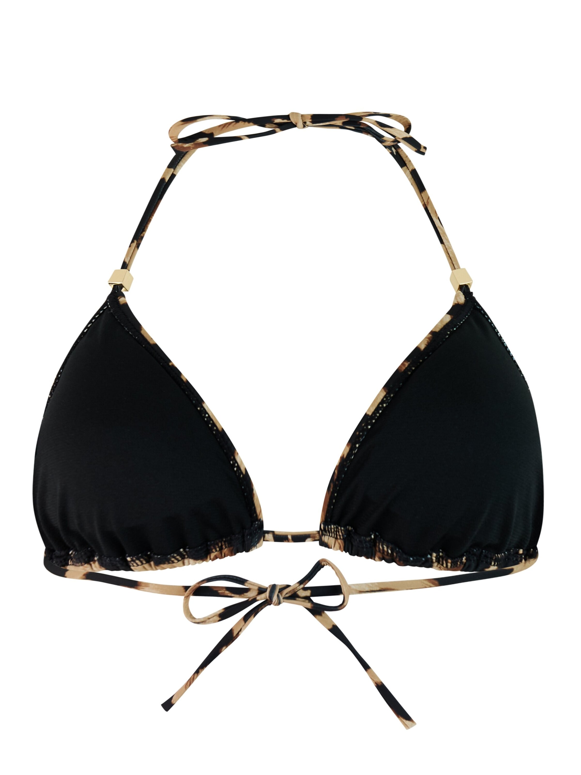 PROTEST Triangle Bikini Top 'MIXAles' in Brown
