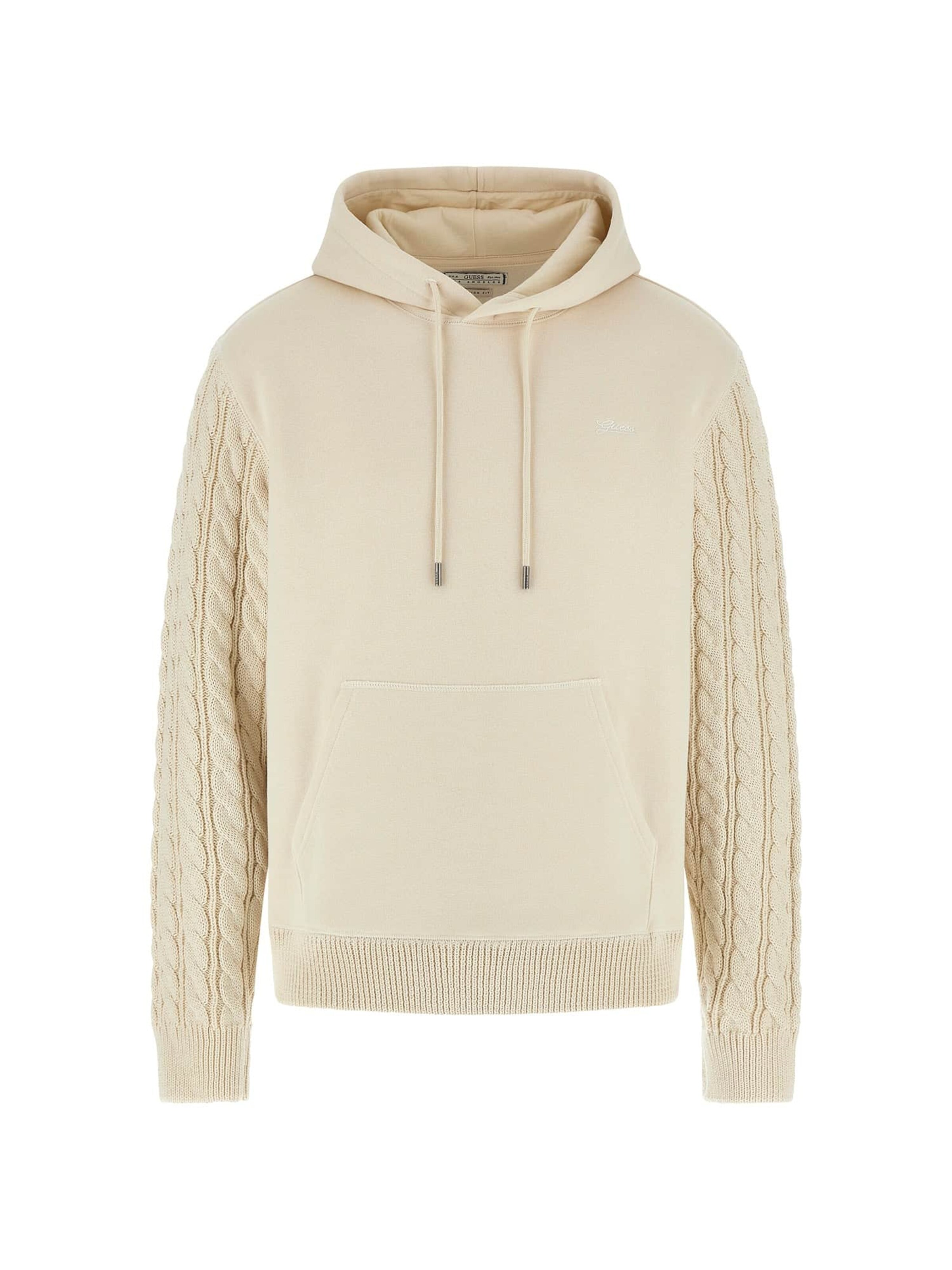 GUESS Sweatshirt in Beige: front