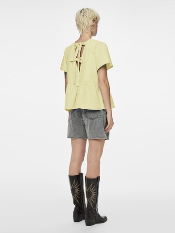 Chemisier 'ULA' PIECES en jaune
