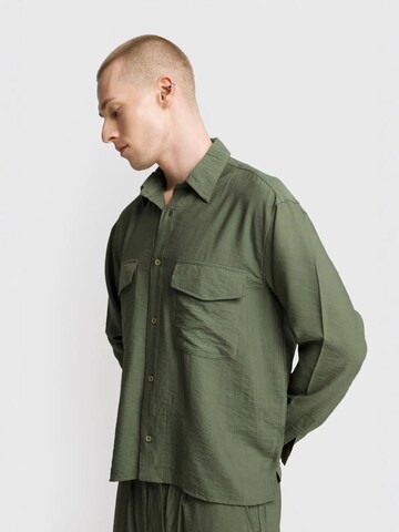 Giesto Regular fit Button Up Shirt in Green