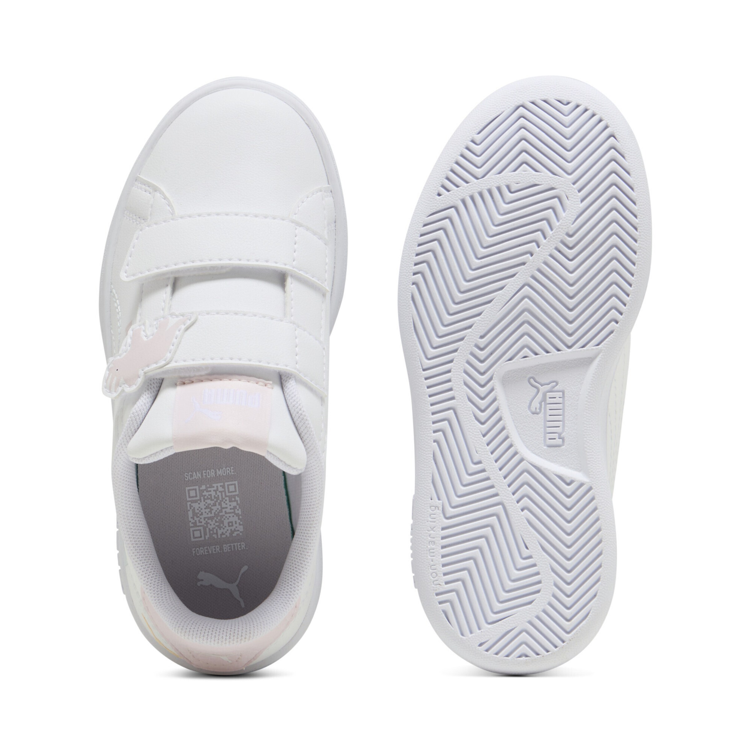 Baskets 'Smash 3.0 Dino' PUMA en blanc