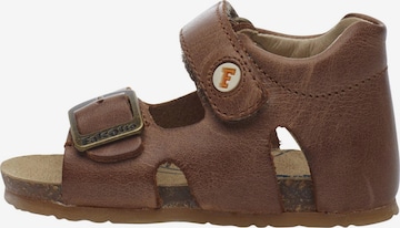 Falcotto Offene Schuhe 'BEA' in Braun: Vorderseite