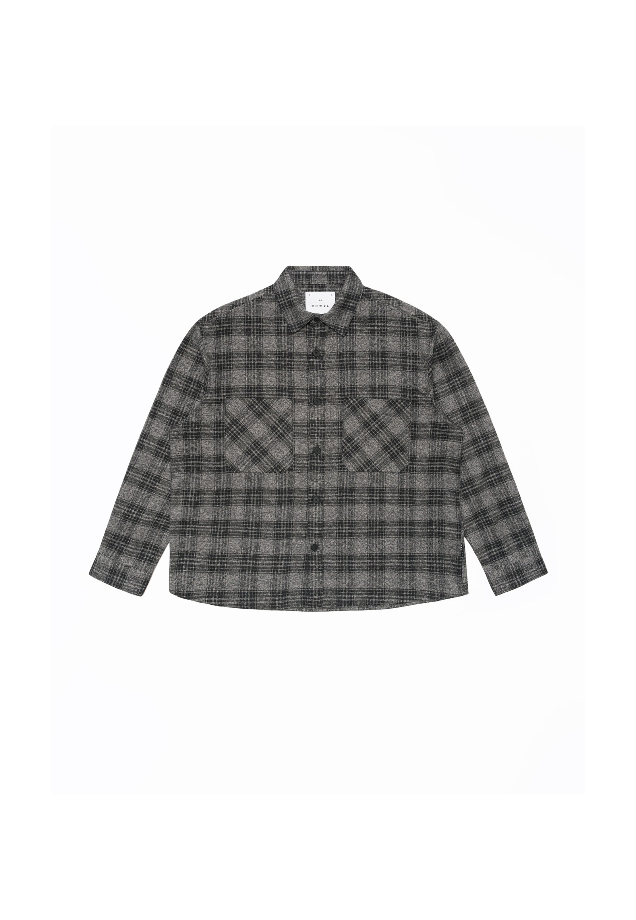 EDWIN - Comfort Fit Camisa 'Ace' em preto: frente