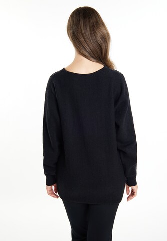 usha BLACK LABEL Pullover 'Nowles' in Schwarz