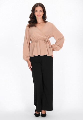 Chemisier usha BLACK LABEL en beige