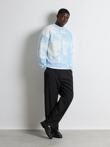 Burocs Pullover 'Knit Static'‌‌‌‌ in Blau