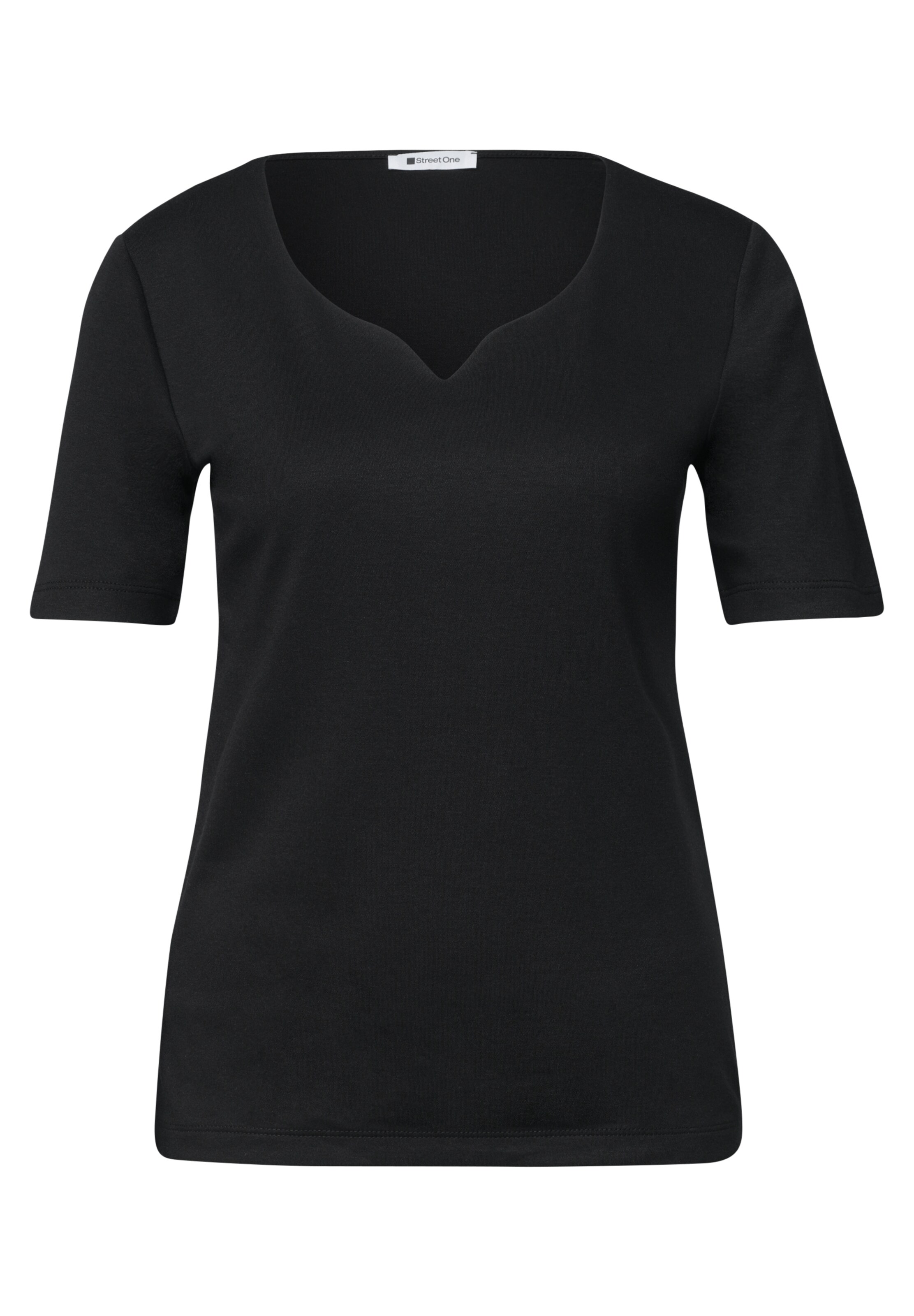 STREET ONE Shirt in Black: front