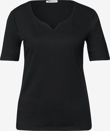 STREET ONE Shirt in Black: front
