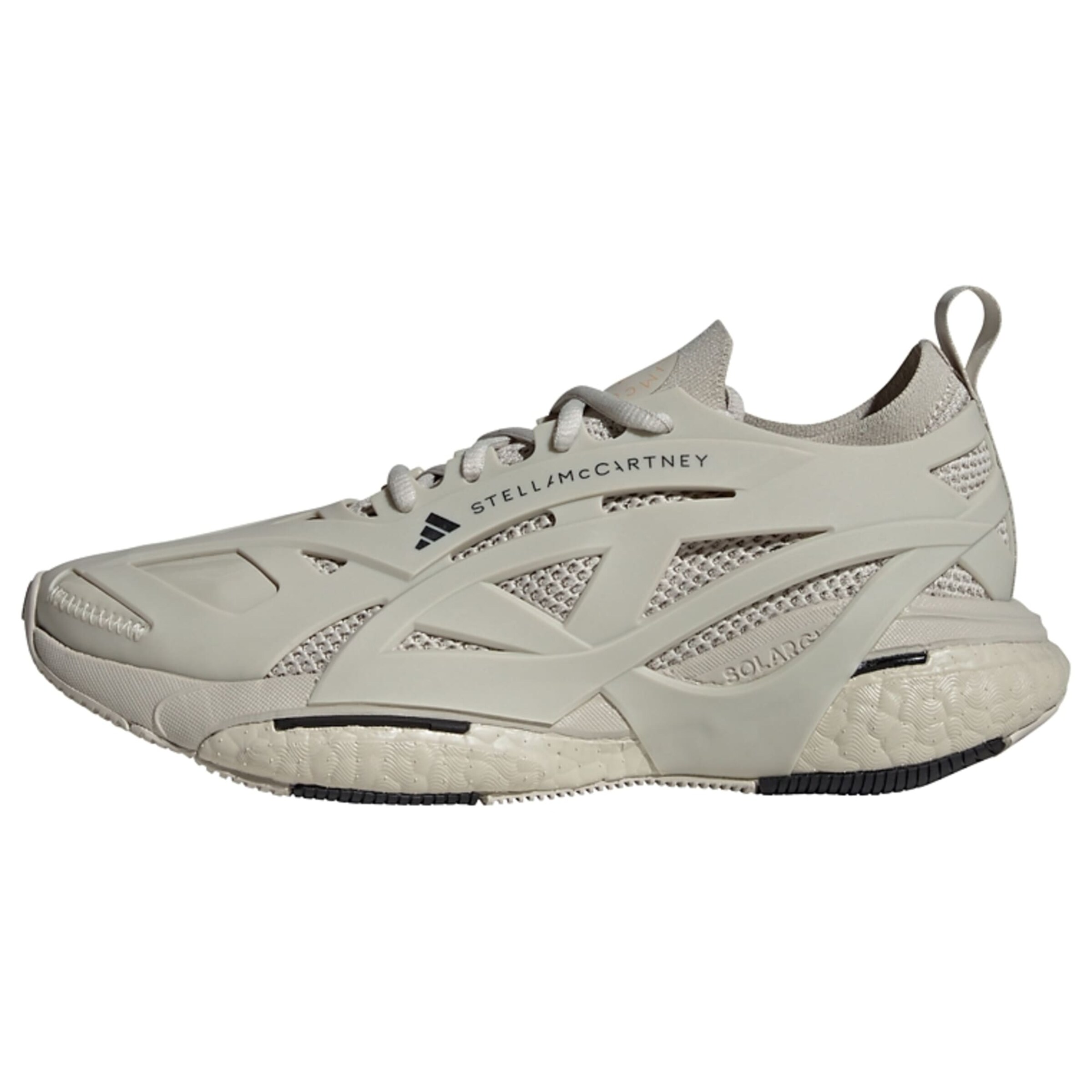 ADIDAS BY STELLA MCCARTNEY - Zapatillas de running 'Solarglide' en beige: frente