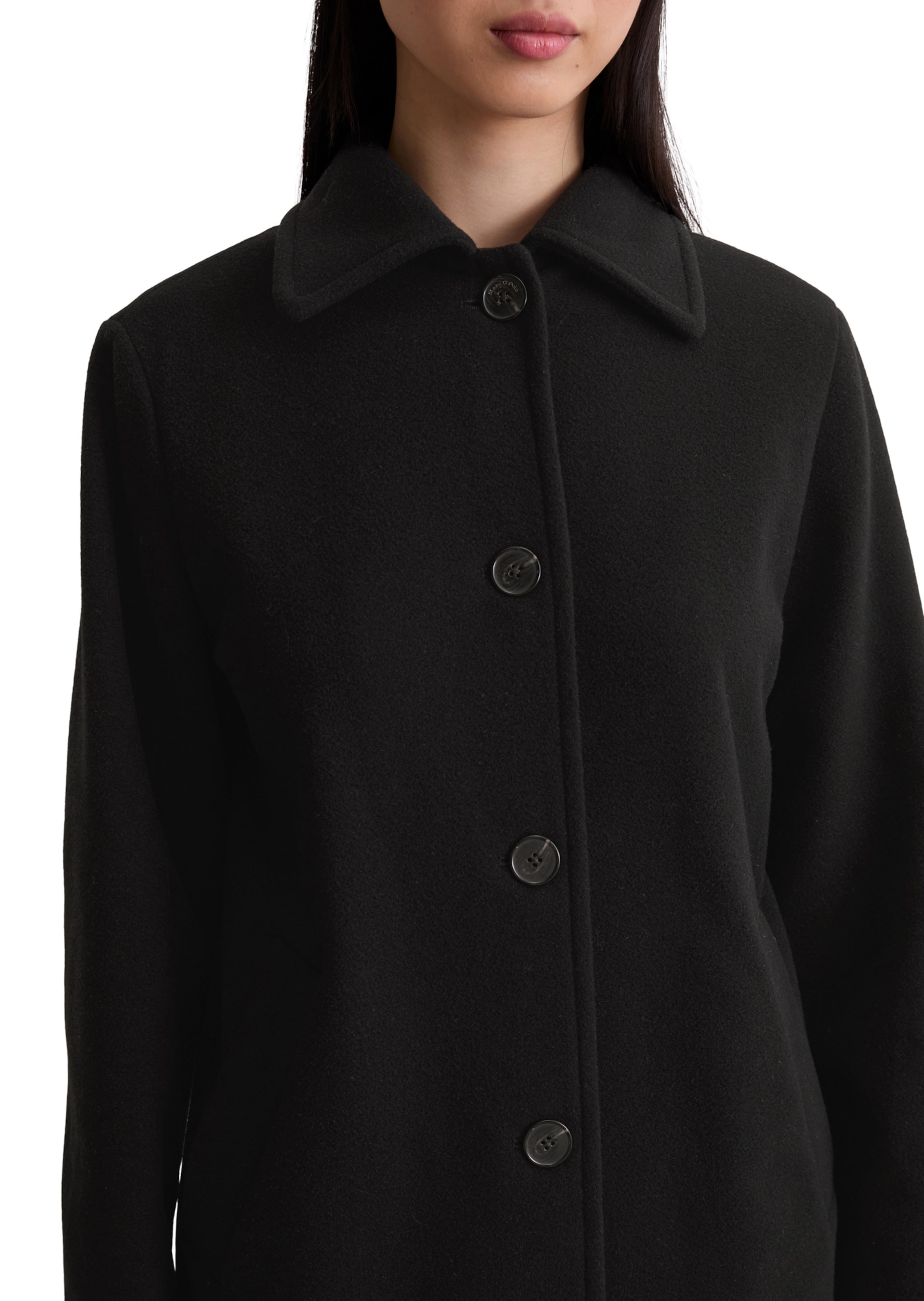 Marc O'Polo Mantel in Schwarz