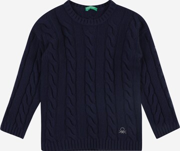 UNITED COLORS OF BENETTON Pullover in Blau: predná strana