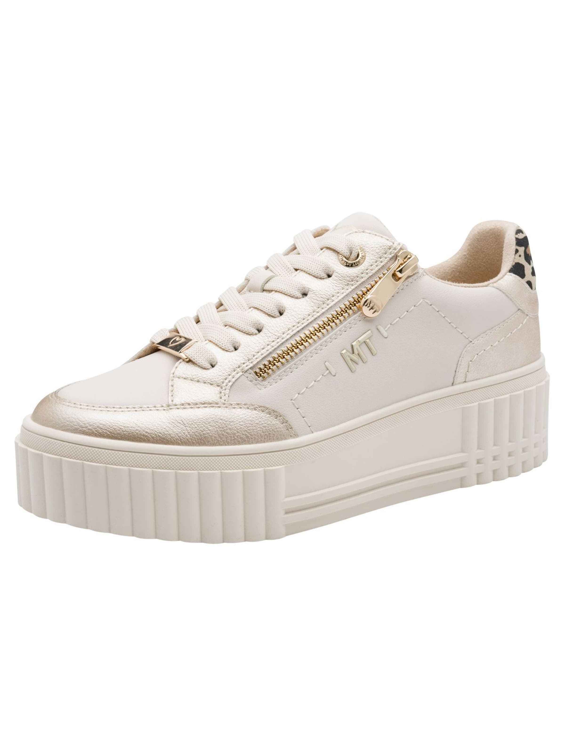 MARCO TOZZI Platform trainers in Beige: front