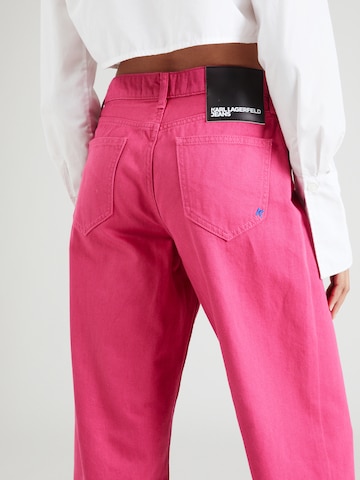 KARL LAGERFELD JEANS Свободный крой Джинсы в Ярко-розовый
