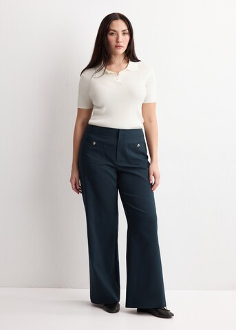 MANGO Regular Pants in Blue