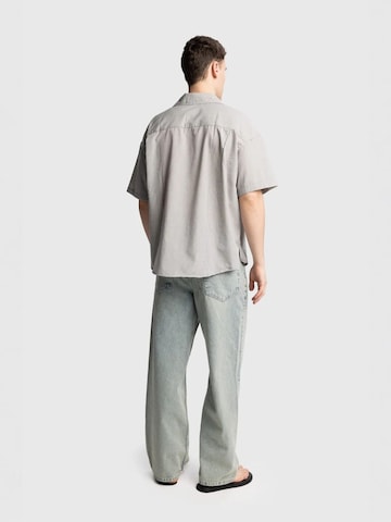 Giesto - Comfort Fit Camisa 'Hemden' em cinzento