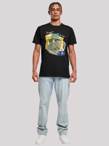 F4NT4STIC Shirt 'Disney Dumbo Circus' in Zwart