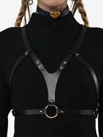 Haute Cuir Riem 'Elara' in Zwart