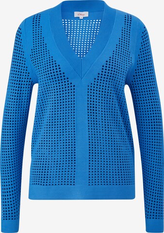 s.Oliver Sweater in Blue: front