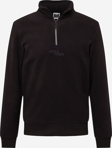 Sweat-shirt 'FRIDAY' JACK & JONES en noir : devant