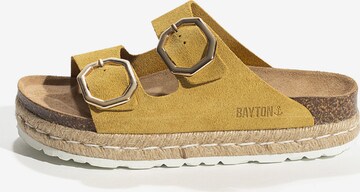 Bayton - Sapato aberto 'Alcee' em amarelo: frente