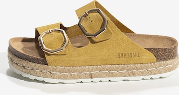 Bayton - Zapatos abiertos 'Alcee' en amarillo: frente