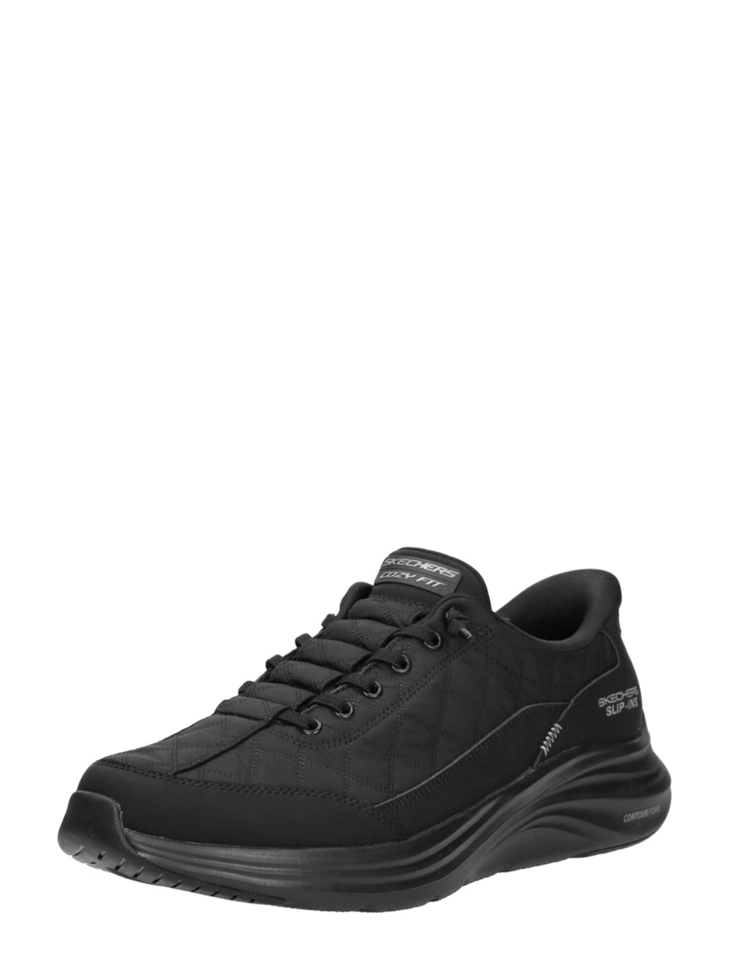 Baskets basses 'Slip-Ins: Contour Foam Cozy Fit' SKECHERS en noir