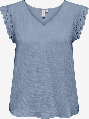 ONLY Blouse 'THYRA' in Blauw: voorkant