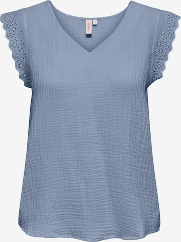 ONLY - Blusa 'THYRA' en azul: frente