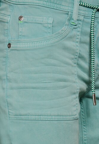 CECIL Slimfit Jeans 'Tracey' in Grün