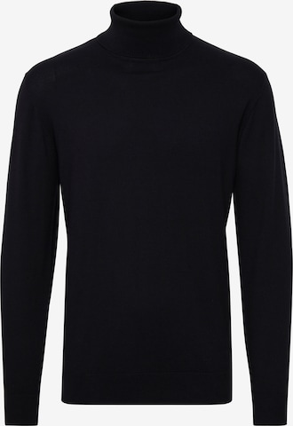 INDICODE JEANS Sweater 'BADAR' in Black: front