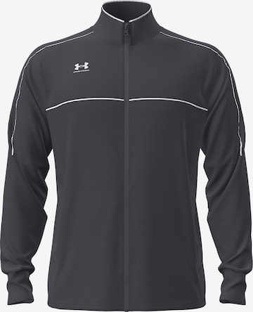 UNDER ARMOUR Training Jacket 'Challenger' in Grey: front