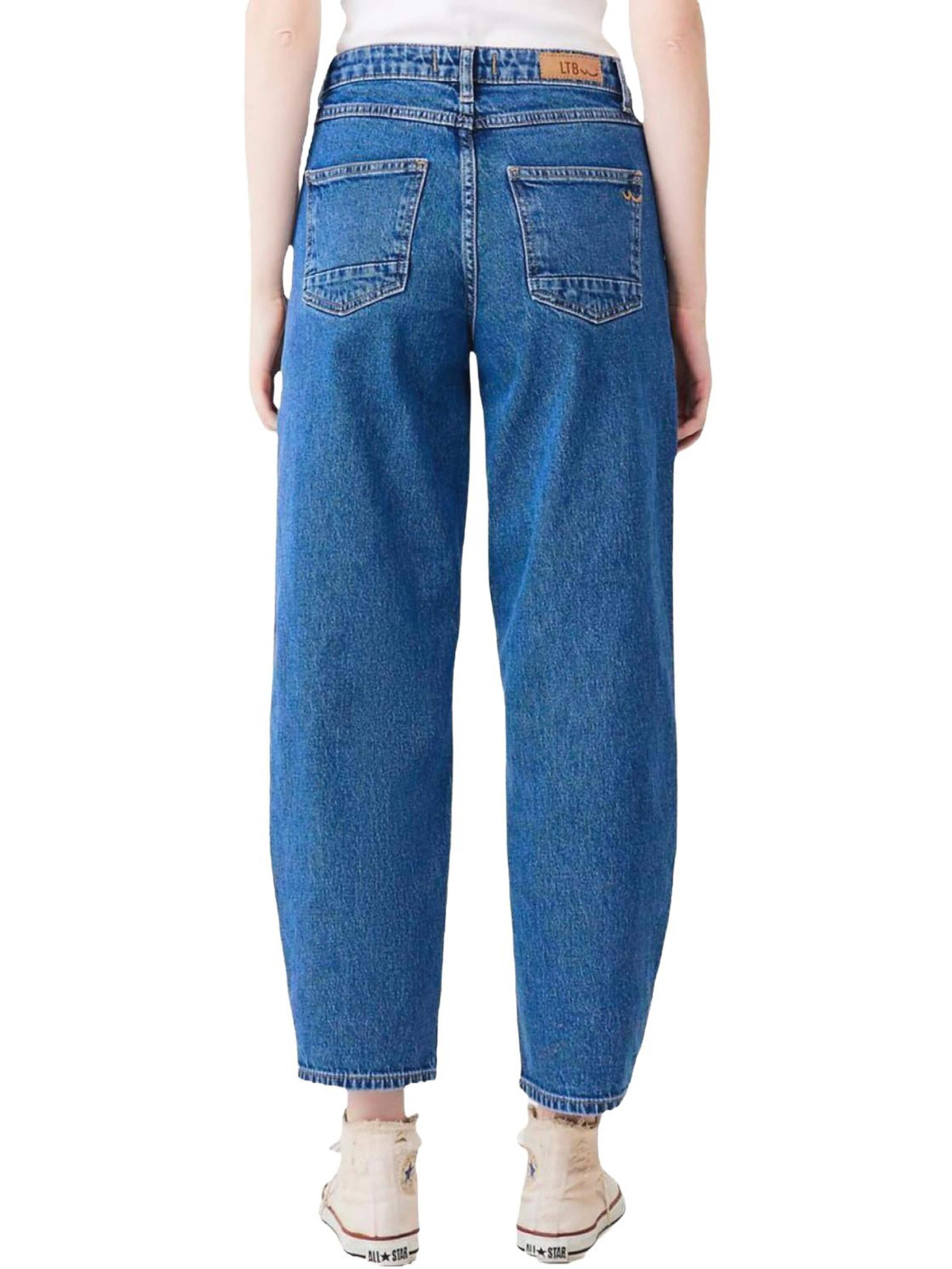 LTB Jeans - Pierna ancha Vaquero 'LTB Jeans Damen Rosalia Mid Waist Ballonjeans' en verde