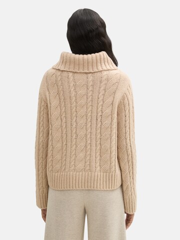 TOM TAILOR Sweater in Beige