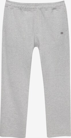 Regular Pantalon Pull&Bear en gris : devant