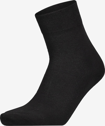 Chaussettes 'Relax Cotton' Hudson en noir : devant