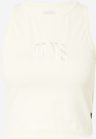 VANS Top 'Varsity' in Beige: front