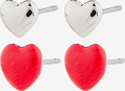 Pilgrim Naušnice 'Maeve' u crvena / srebro, Pregled proizvoda