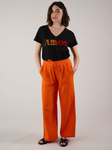 Wide Leg Pantalon 'Dana' Deeluxe en orange