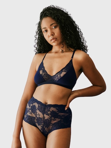 Erlich Textil - Triángulo Sujetador 'Clara' en azul: frente