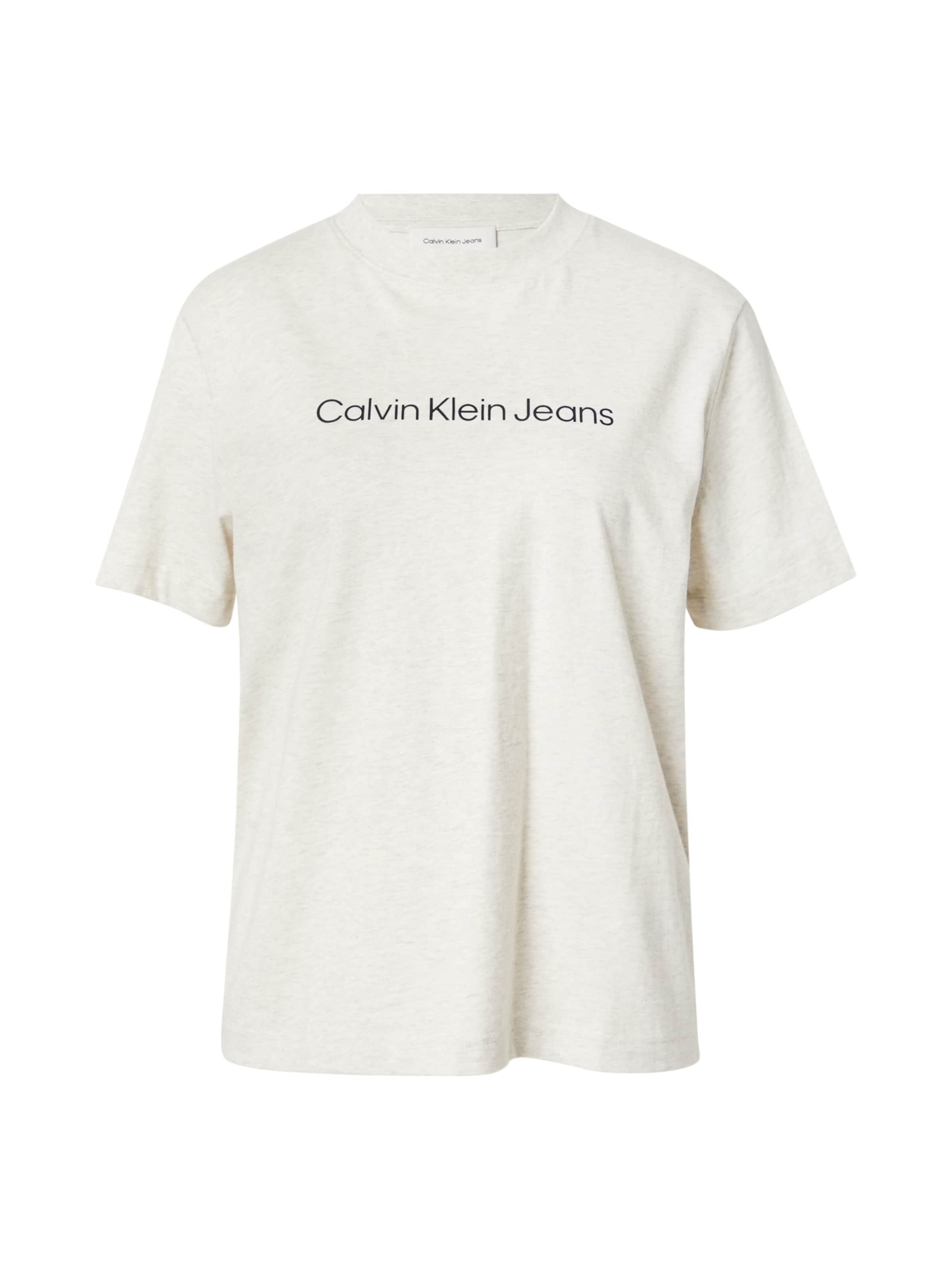 Calvin Klein Jeans Μπλουζάκι 'CLASSIC' σε γκρι: μπροστά