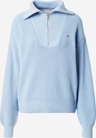 Pull-over TOMMY HILFIGER en bleu : devant