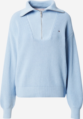 Pull-over TOMMY HILFIGER en bleu : devant