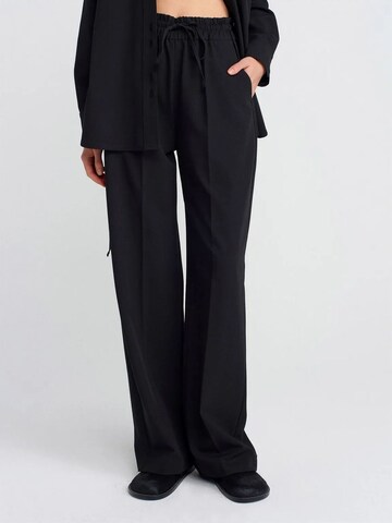 Wide Leg Pantalon 'Hose' Dilvin en noir
