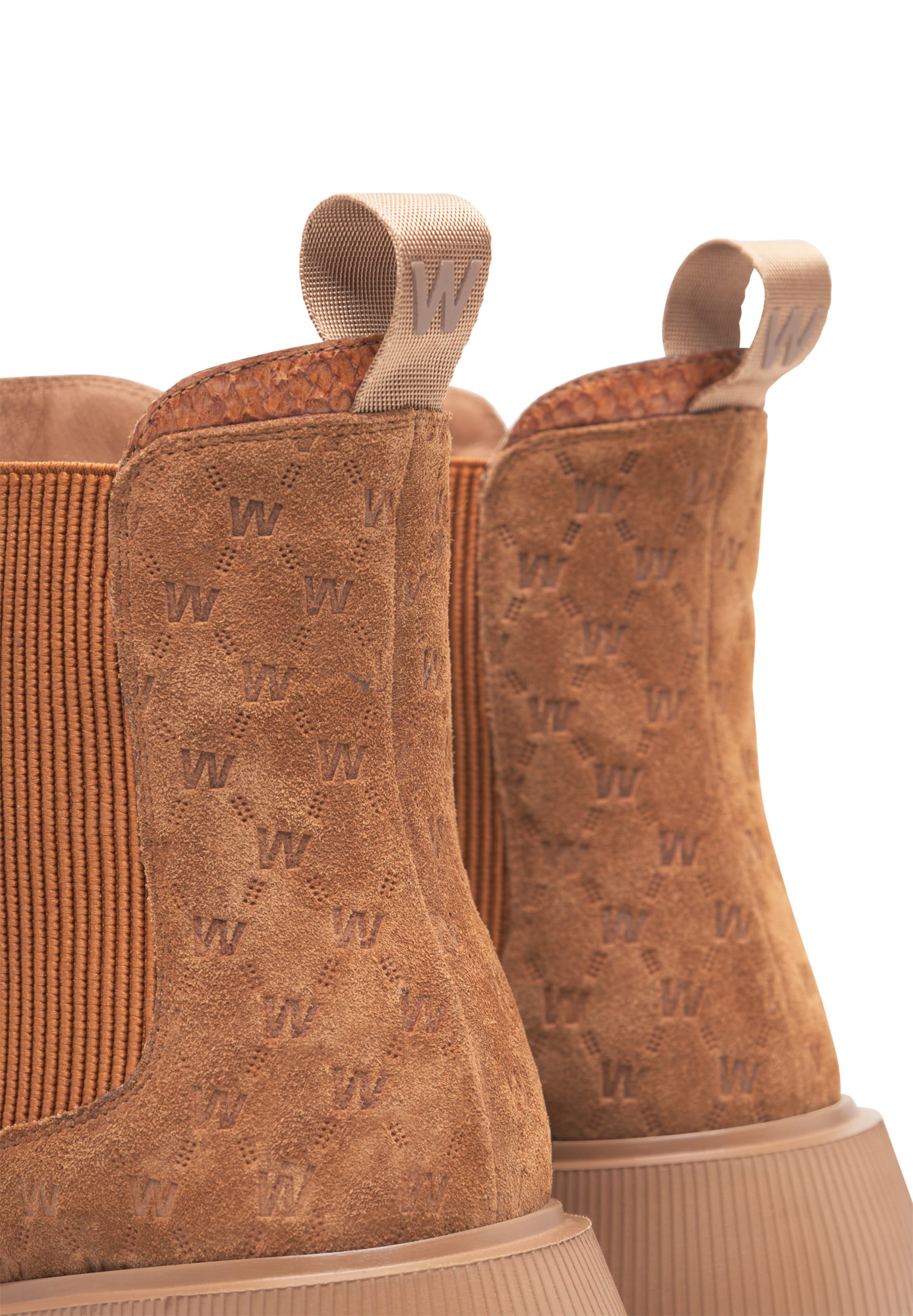WODEN Chelsea boots 'Aya Warm' in Bruin
