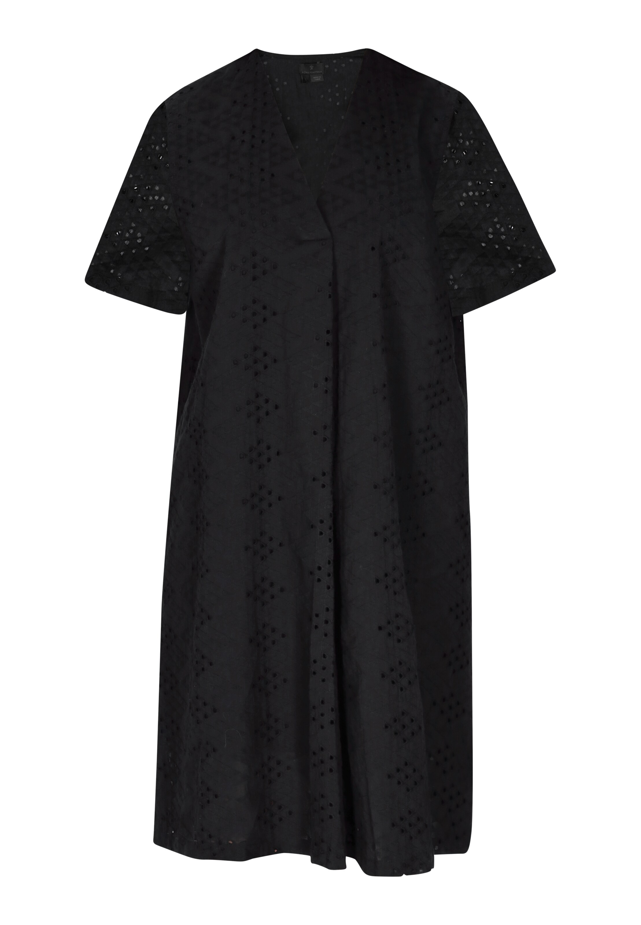 DreiMaster Klassik Kleid in Schwarz: Vorderseite